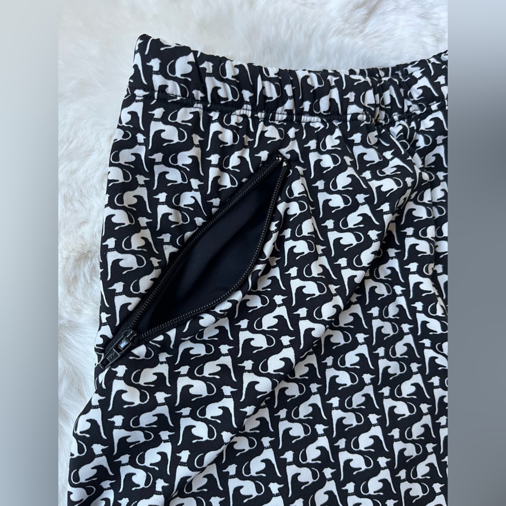 Festa Sports Womens Golf Skirt, Black and White Dog print, size Small - Picture 4 of 6